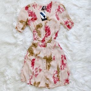 Reformation Mini Button Down Dress